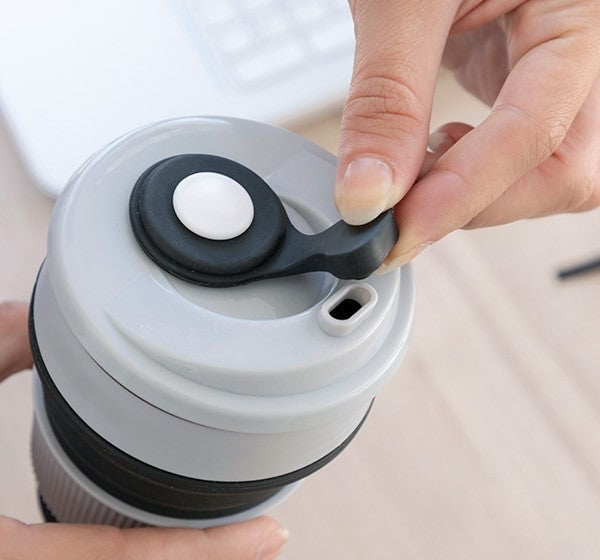 Compact and eco-friendly collapsible silicone cup for daily use