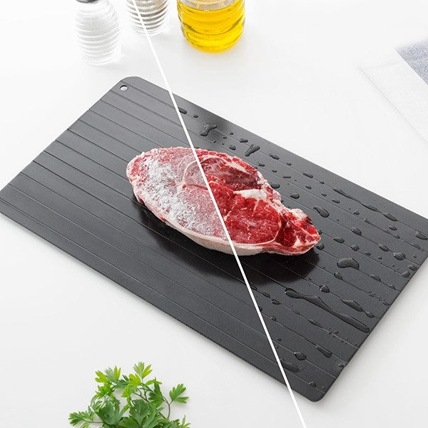 Quick desfrosting plate for fast cooling