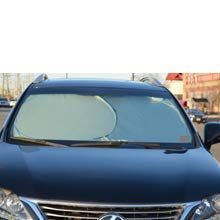 Reduce sun glare with this car windshield sun shade