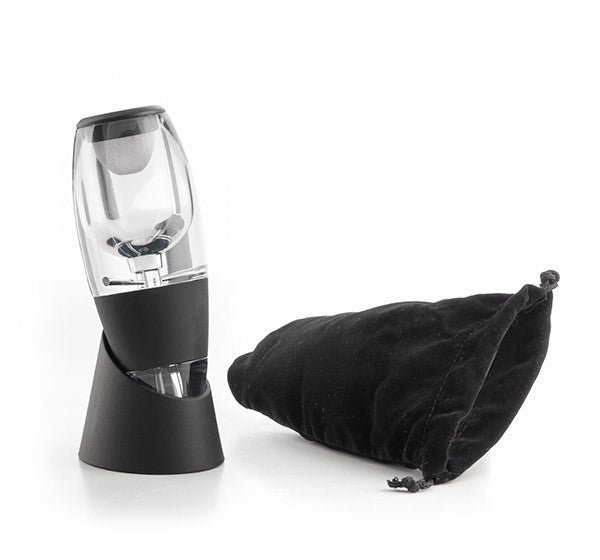 Refined wine decanter for sophisticated wine pouring experiences.