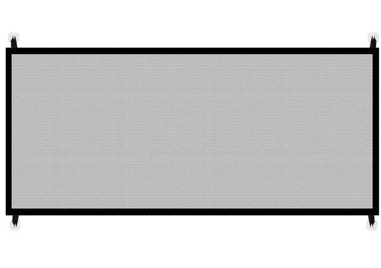 Minimalist woven gate for interior design