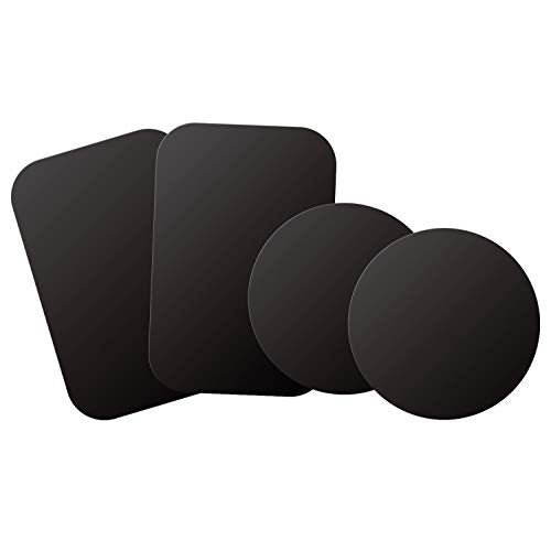 Magnetic mount plates with adhesive for easy installation