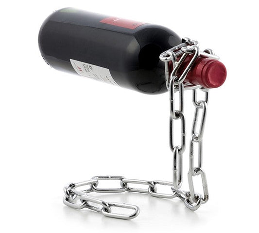 Minimalist chain bottle holder for effortless hydration