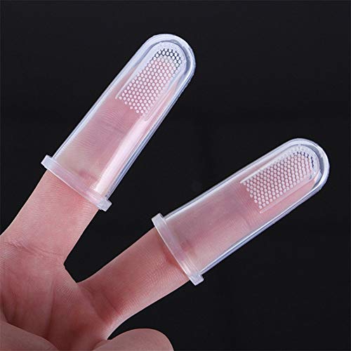 PetPat 3-piece toothbrush set packaging, highlighting set contents