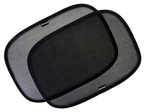 Minimalist 4-pack car window shades, 21x14 inches