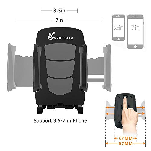 Versatile 3-in-1 universal cell phone holder for car and desk