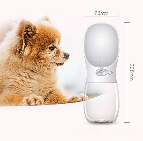 Dog travel bottle for safe and healthy hydration on the go