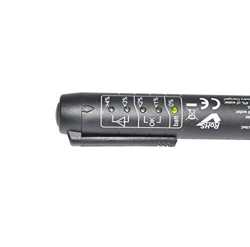 Brake fluid tester with 5-color LED indicators for easy diagnosis