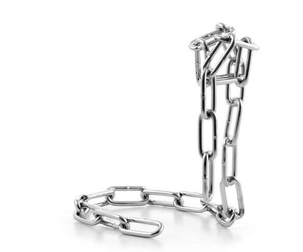 Elegant chain bottle holder for modern home decor