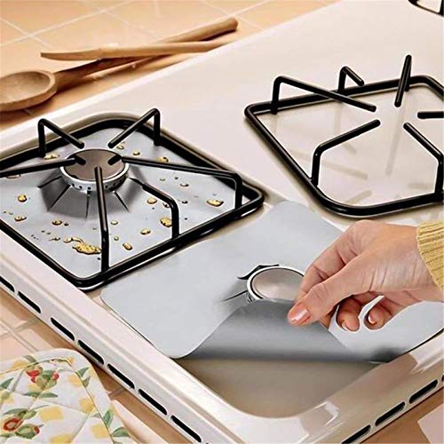 EasyClean 4 Piece Stovetop Guard in use, covering a stovetop.