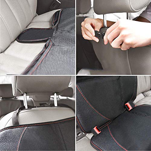 Durable 2-piece car seat protector for long-lasting protection