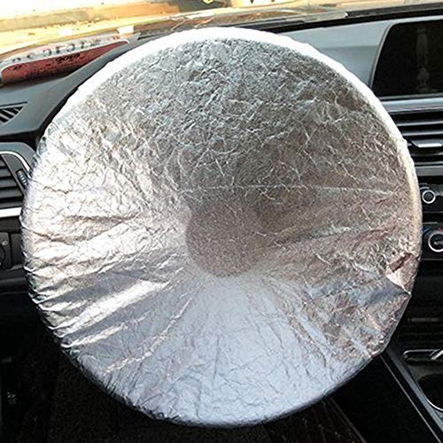 Stay cool and protected on long drives with our sleek steering wheel cover that blocks sun rays.