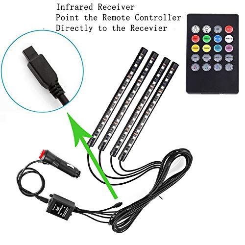 12V Multicolor LED Strip Lighting for Autos