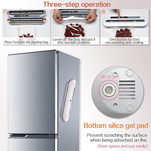 Easy-to-use interface of SealMaster vacuum food sealer