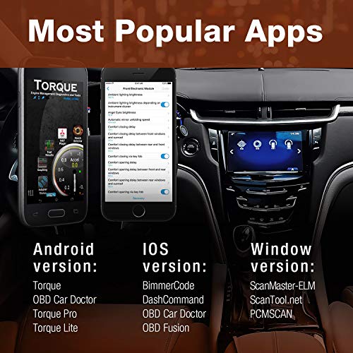 Car WiFi code reader with user interface