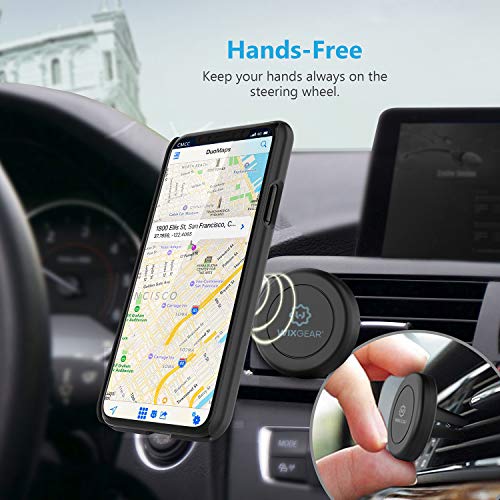 Phone car mount with magnetic design