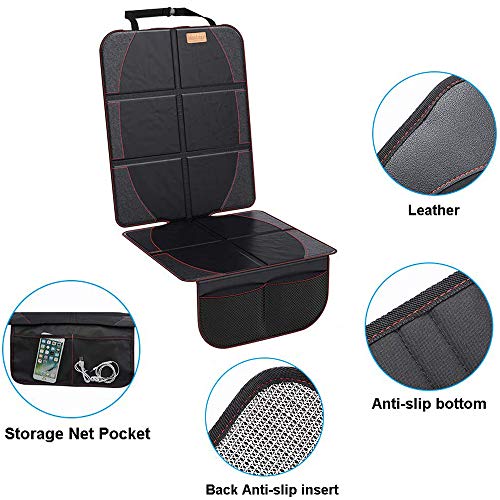 Safe and secure car seat protection with our 2-piece set