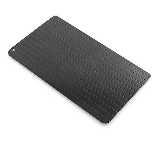 Effortless desfrosting plate for rapid cooling