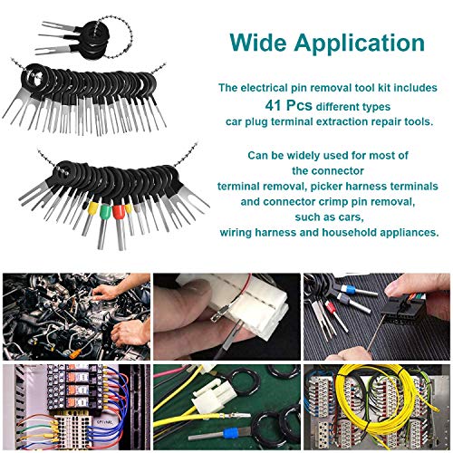 Car terminal tool kit, removal tools for vehicles