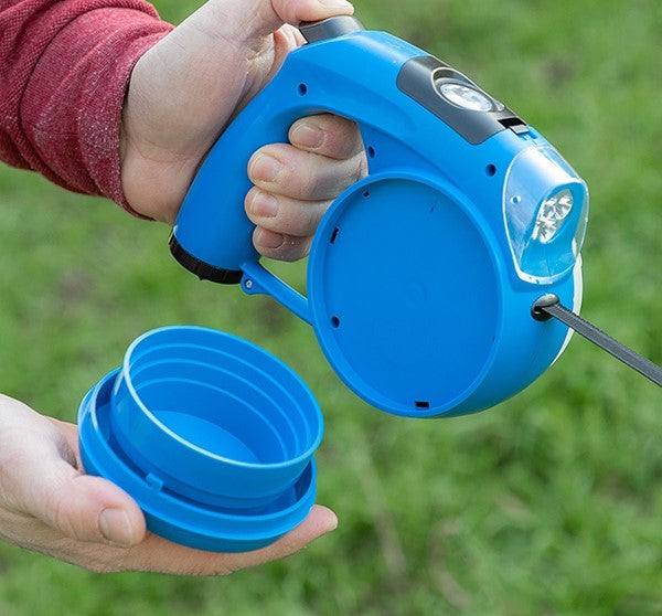 Pat Pet 6-in-1 Retractable Leash in use for pet owners