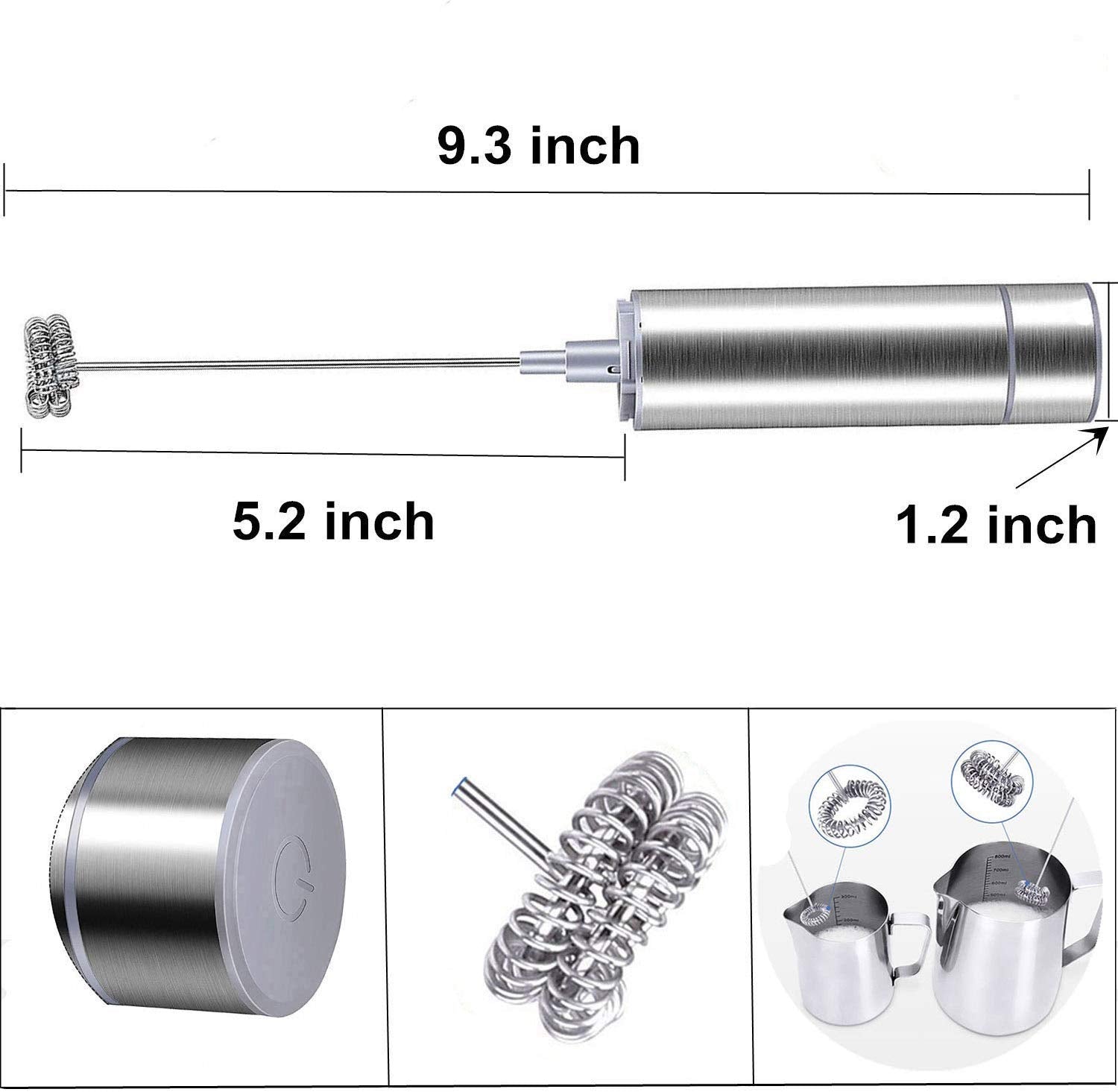 Electric milk frother device