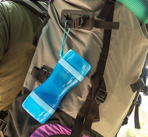 Side view of the 2-IN-1 pet bottle design