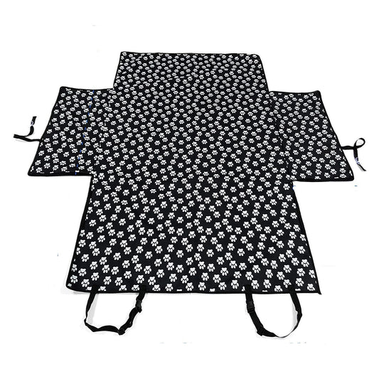 Pet seat cover for back seat protection