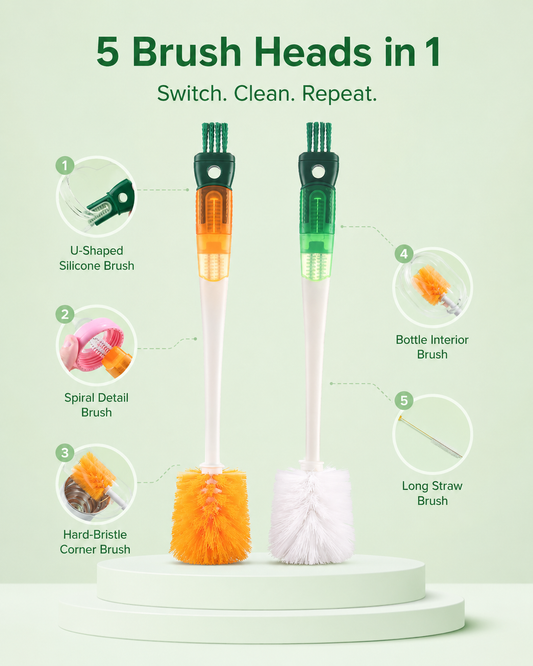 FixNext™ 5-in-1 Bottle Detailing Brush