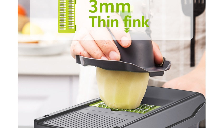 Kitchen tool for slicing vegetables with ease