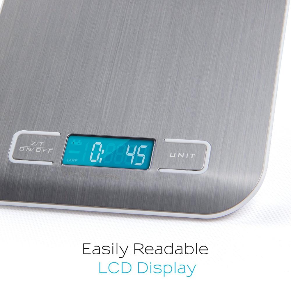 Breville digital kitchen scale with easy-to-read display