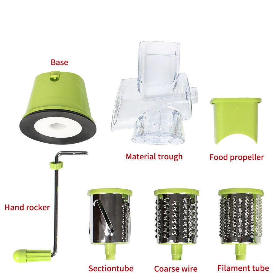 Manual vegetable chopper and slicer for healthy eating
