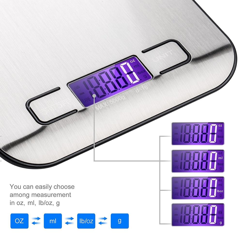 Breville digital kitchen scale for accurate weight readings
