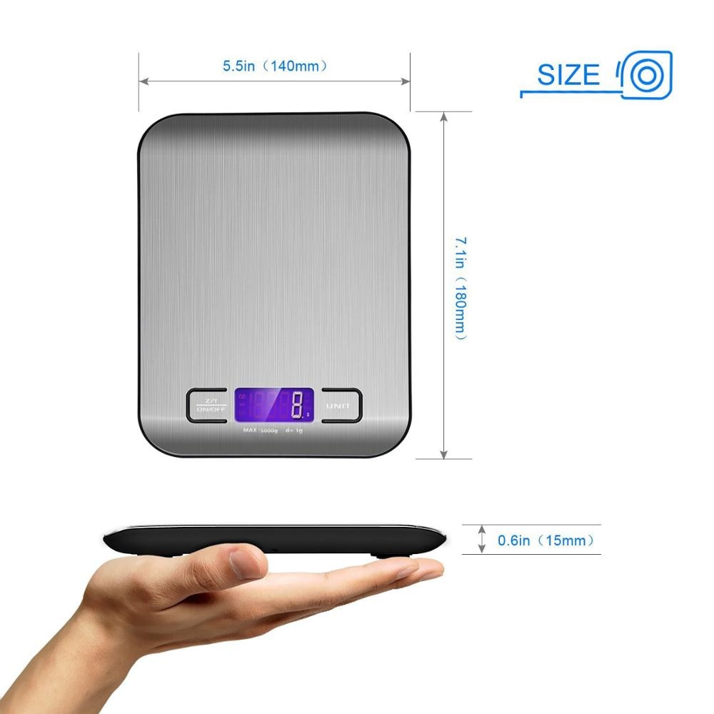 Modern digital food scale by Breville for efficient cooking