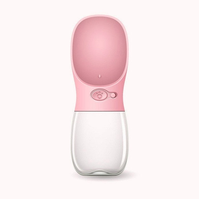 Portable dog travel bottle for on-the-go hydration