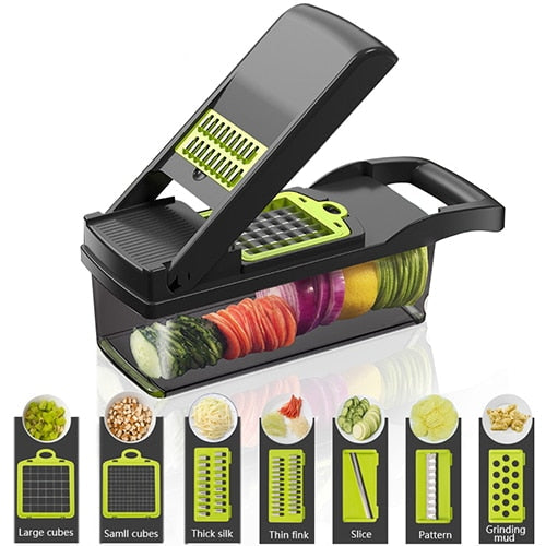 Vegetable mandoline slicer for precise kitchen cuts