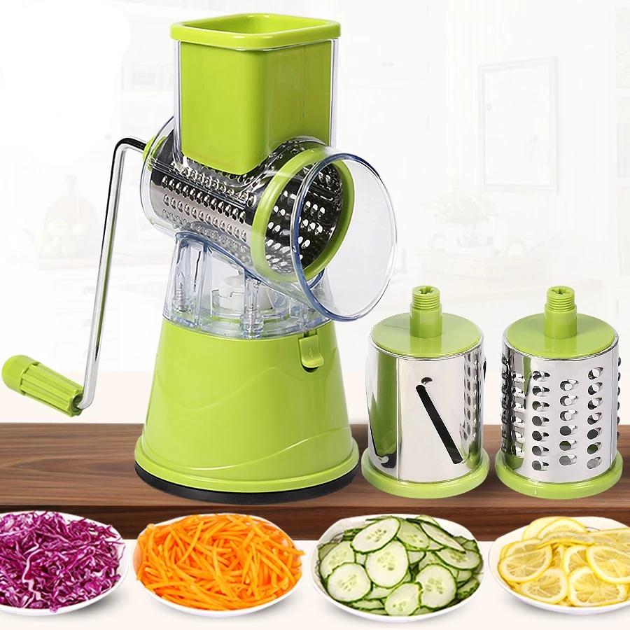 Close-up of manual vegetable cutter and slicer