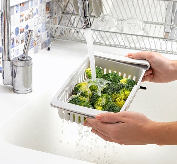 2-pack fridge organisers for adjustable storage
